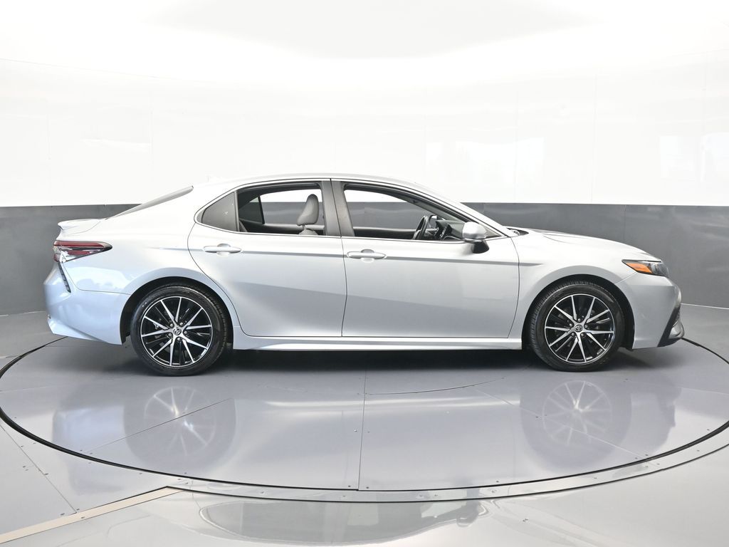 Used 2021 Celestial Silver Metallic Toyota SE image 7