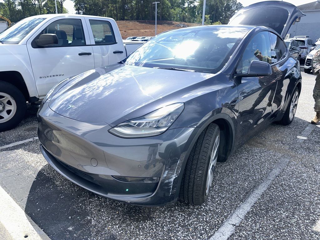 Midnight Silver Metallic 2022 Tesla Model Y Long Range AWD SUV / Crossover All-Wheel Drive 1-Speed Automatic
