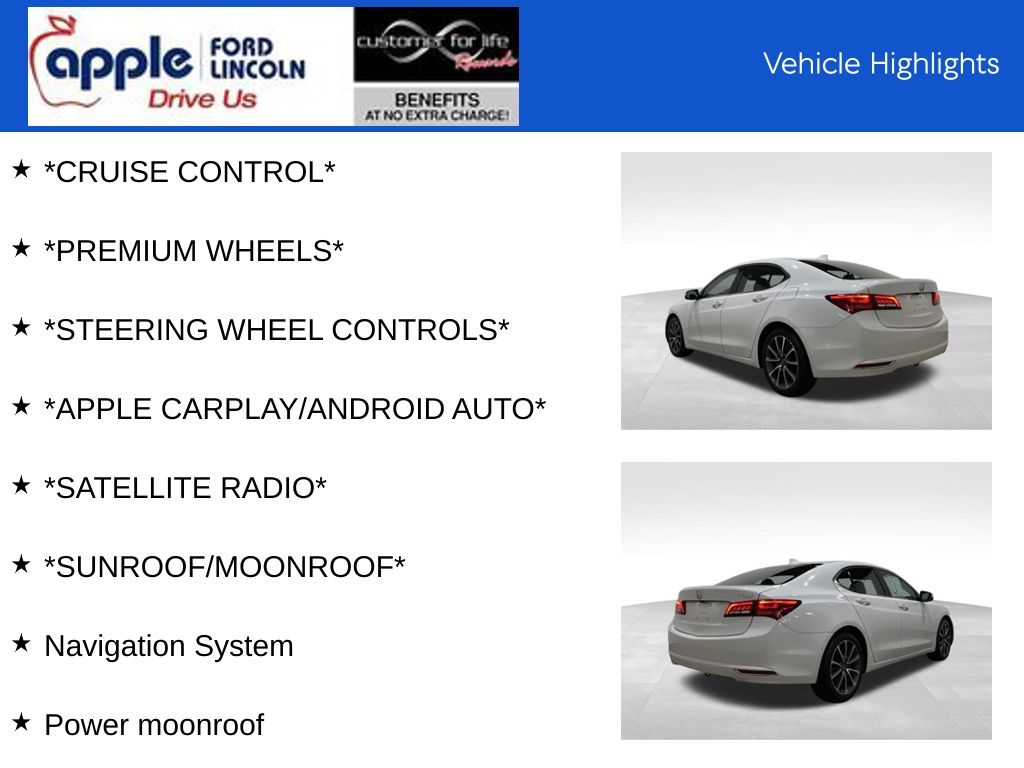2015 Acura TLX V6 Tech