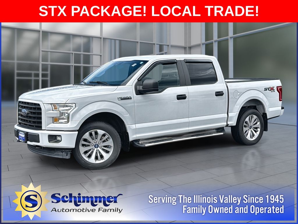 Oxford White 2017 Ford F-150 Pickup Truck Four-Wheel Drive 6-Speed Automatic