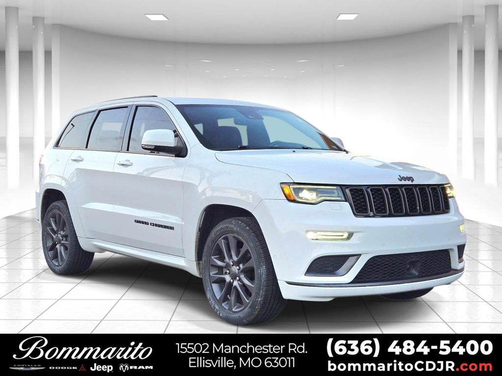 Bright White Clearcoat 2018 Jeep Grand Cherokee High Altitude SUV / Crossover 4X2 8-Speed Automatic