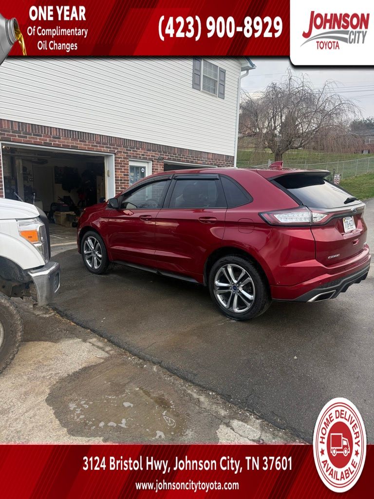 Ruby Red Metallic Tinted Clearcoat 2017 Ford Edge Sport AWD SUV / Crossover All-Wheel Drive 6-Speed Automatic