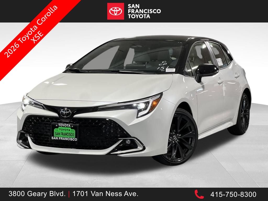 Wind Chill Prl/ 2026 Toyota Corolla Hatchback Hatchback Front-Wheel Drive Continuously Variable Transmission