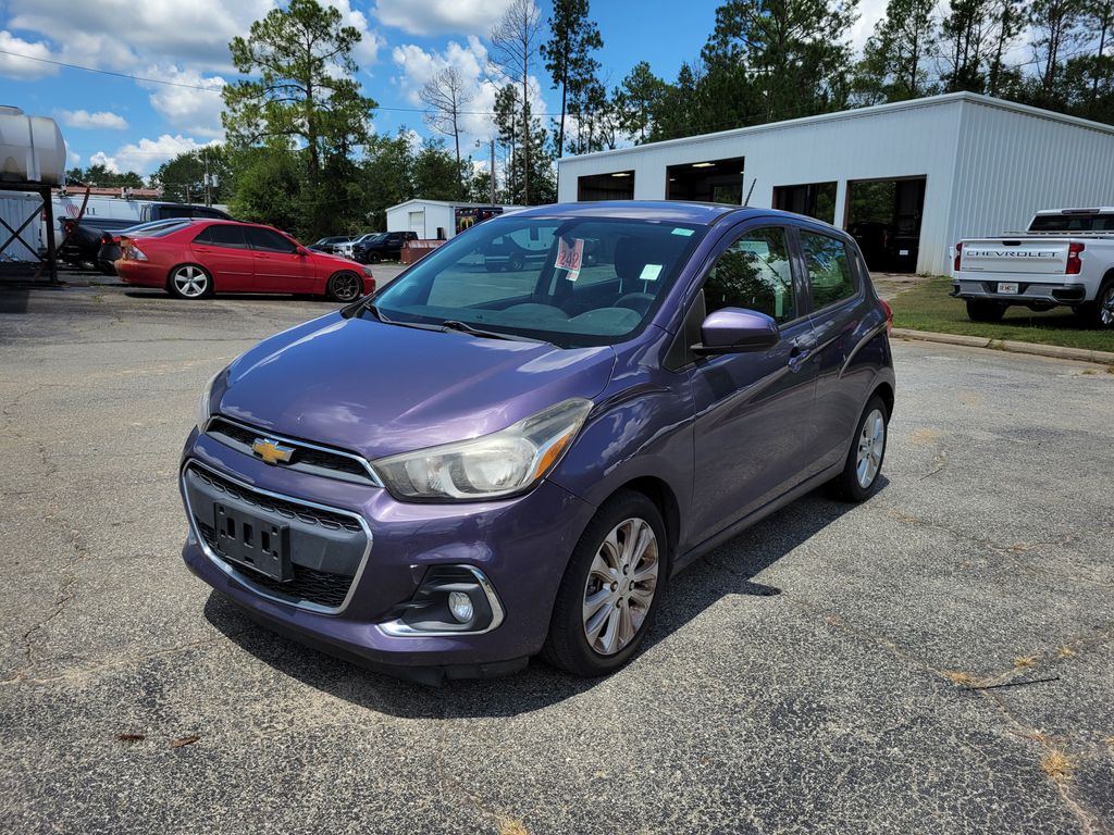 Kalamata Metallic 2016 Chevrolet Spark Hatchback Front-Wheel Drive Continuously Variable Transmission