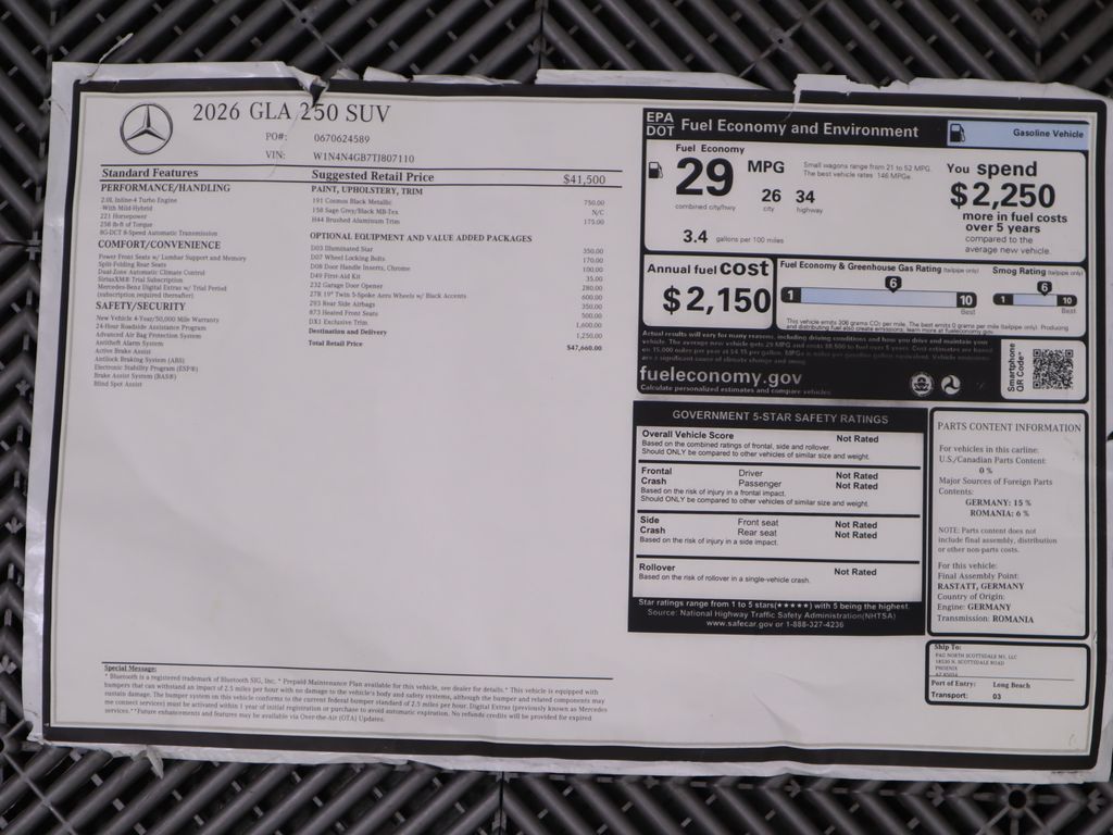 Thumbnail: 2026 Mercedes-Benz GLA - 9