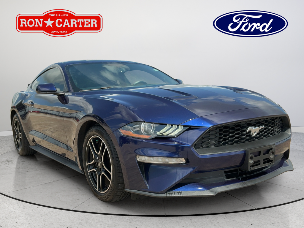 Kona Blue Metallic 2020 Ford Mustang Coupe Rear-Wheel Drive Automatic