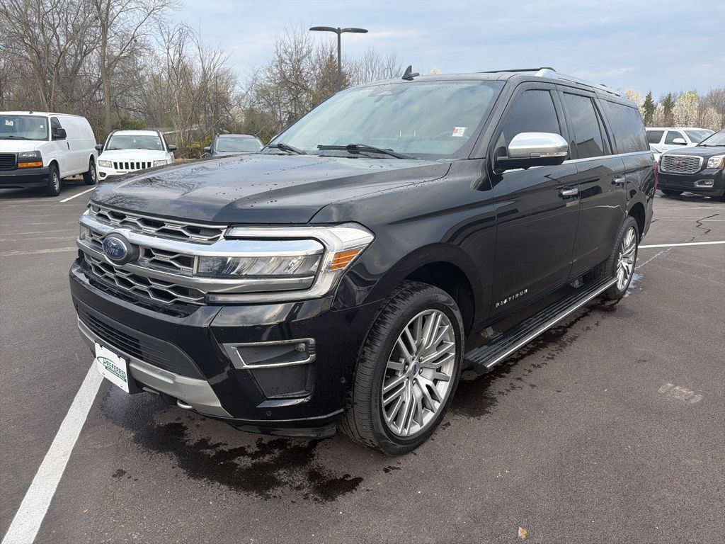 Black Metallic 2022 Ford Expedition MAX Platinum 4WD SUV / Crossover Four-Wheel Drive Automatic