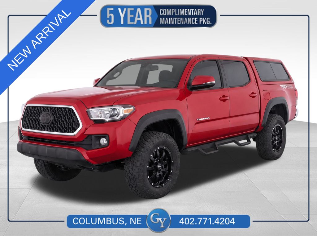 Barcelona Red Metallic 2018 Toyota Tacoma Pickup Truck Four-Wheel Drive 6-Speed Automatic