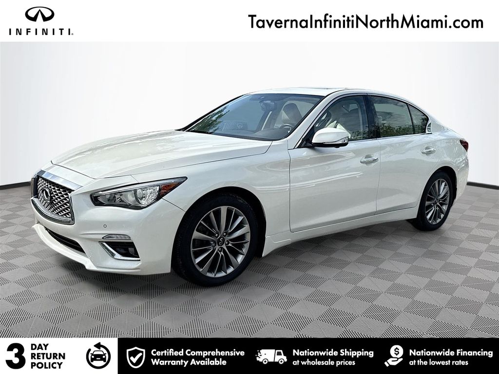 Majestic 2023 INFINITI Q50 Sedan All-Wheel Drive 7-Speed Automatic Overdrive