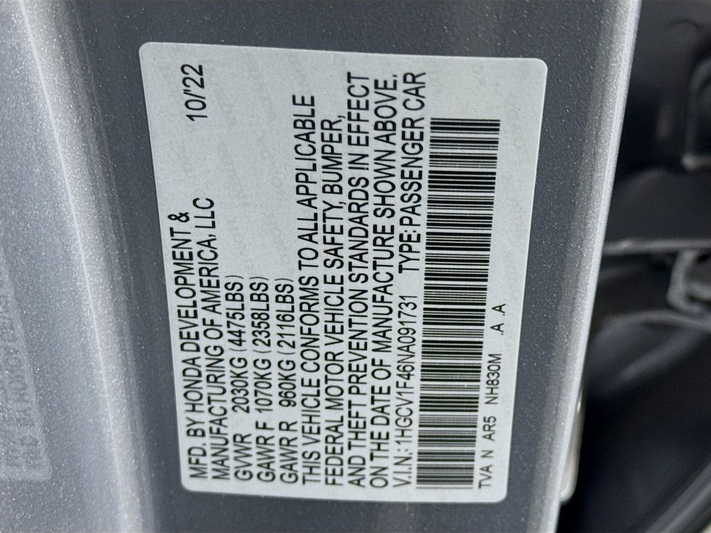 Used Car 2022 Honda Accord  Sport Special Edition For Sale Under $30,000 In Austin, Texas