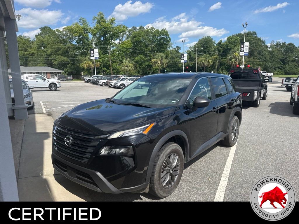 Super Black 2024 Nissan Rogue SUV / Crossover Front-Wheel Drive Continuously Variable Transmission