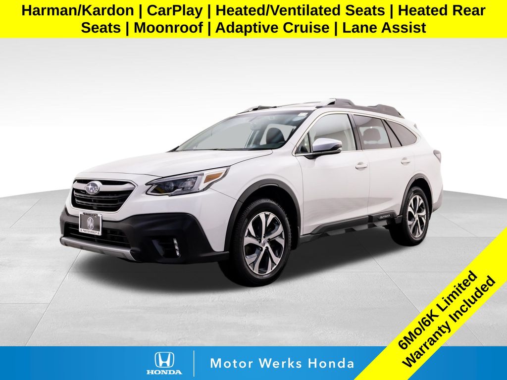 Crystal White Pearl 2021 Subaru Outback Touring XT Crossover AWD SUV / Crossover All-Wheel Drive Continuously Variable Transmission