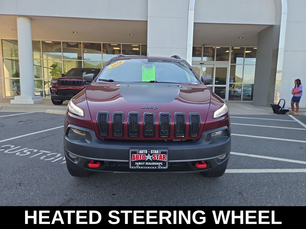 used 2018 Jeep Cherokee car, priced at $10,000