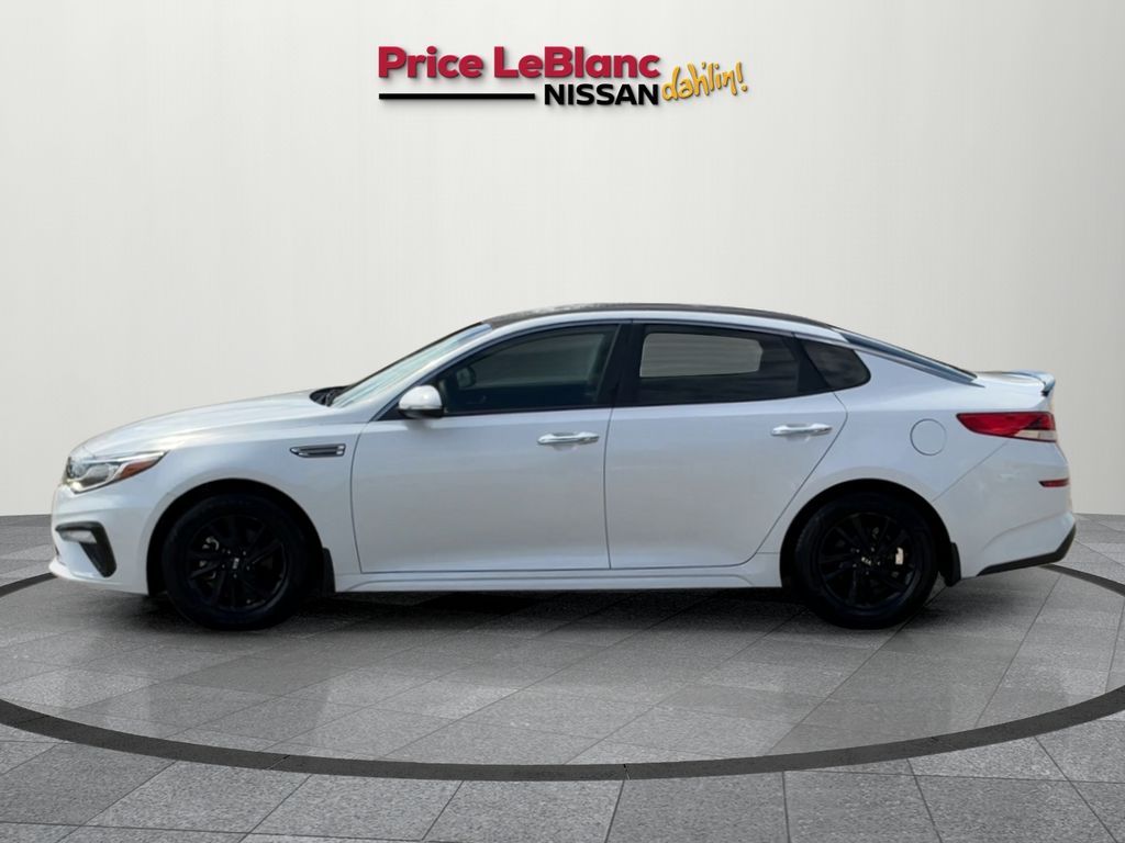 2020 Kia Optima LX White at Joe Myers Mazda Kia