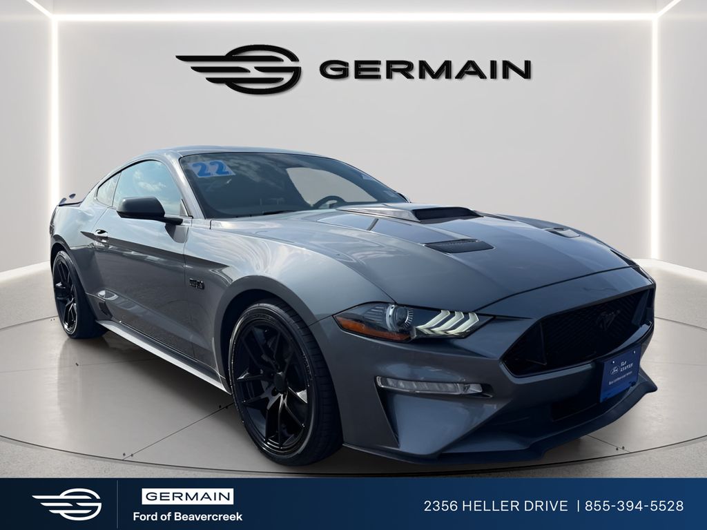 Gray Metallic 2022 Ford Mustang Coupe Rear-Wheel Drive 6-Speed Manual
