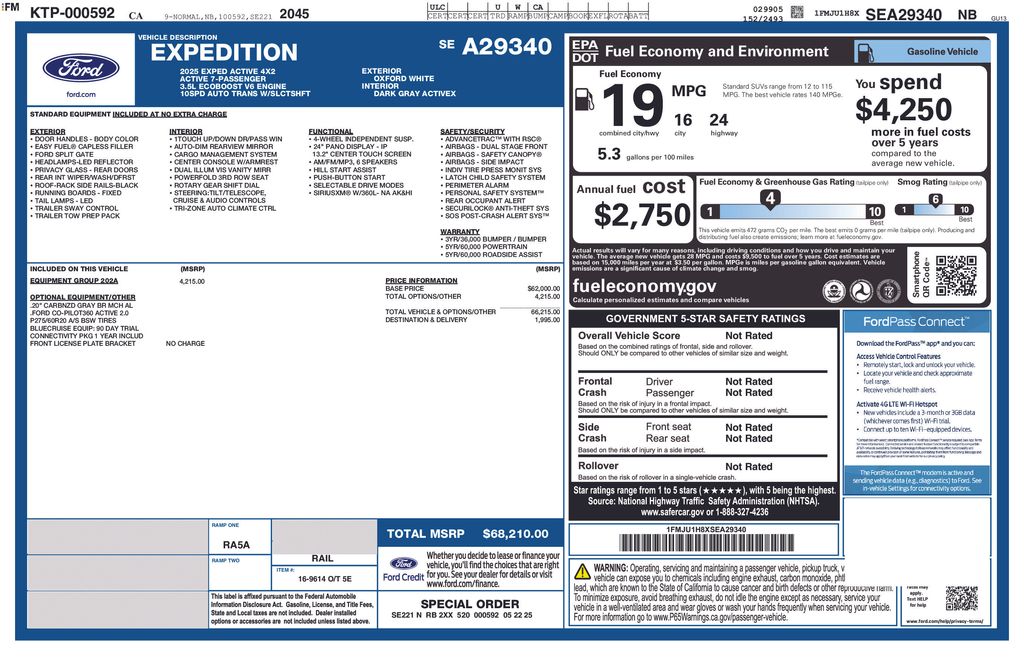 Used 2025 White Ford Active image 5