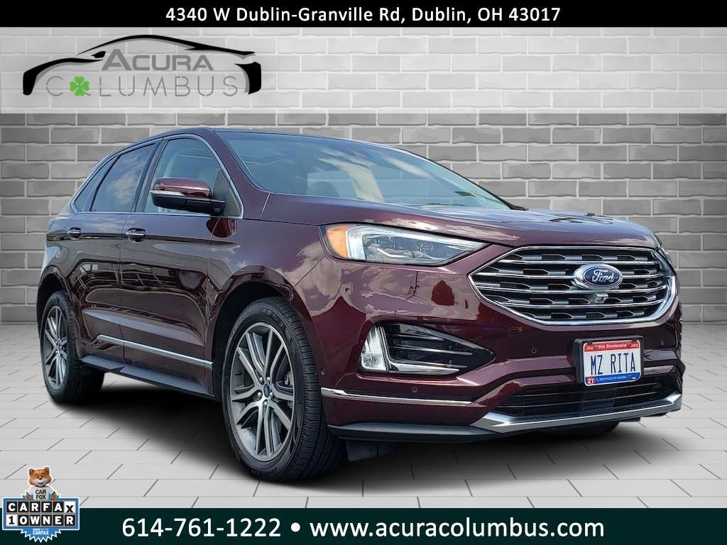 Red (Burgundy Velvet Metallic Tinted Clearcoat) 2019 Ford Edge SUV / Crossover All-Wheel Drive 8-Speed Automatic