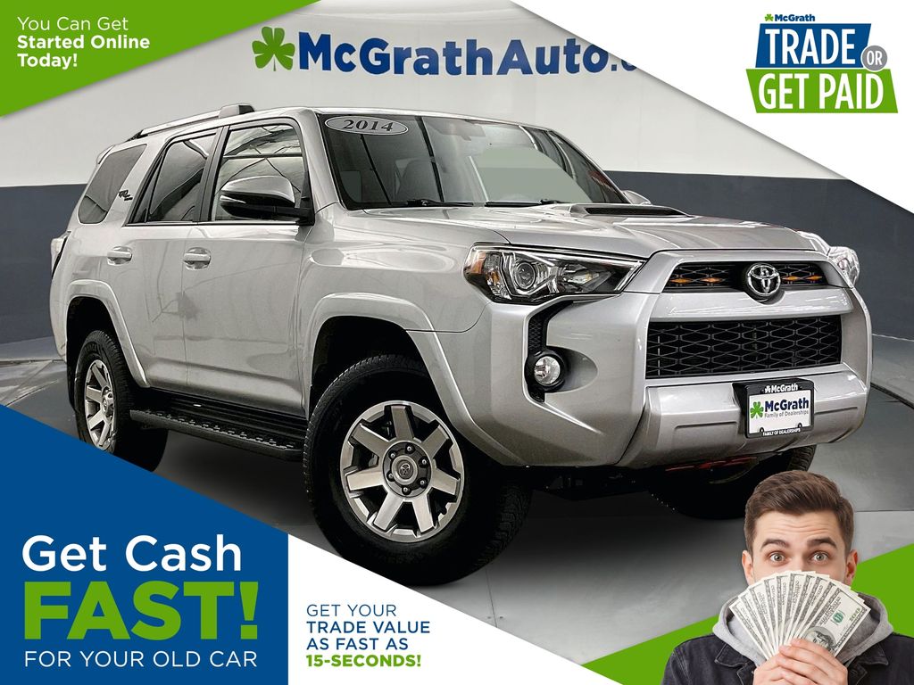 Classic Silver Metallic 2014 Toyota 4Runner SUV / Crossover Four-Wheel Drive 5-Speed Automatic Overdrive