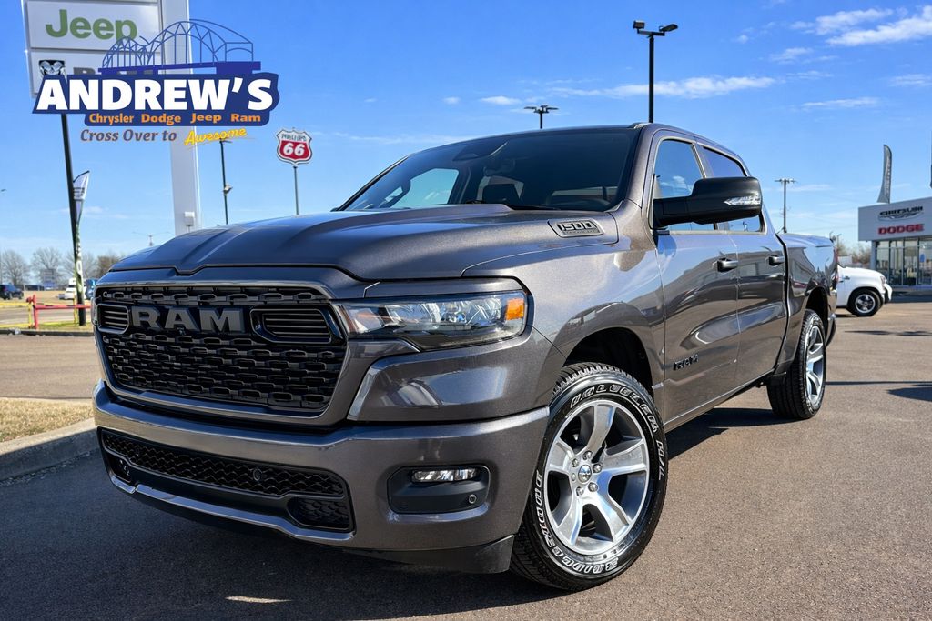 Gray (Granite Crystal Metallic Clearcoat) 2026 RAM 1500 Express Crew Cab 4WD Pickup Truck Four-Wheel Drive 8-Speed Automatic