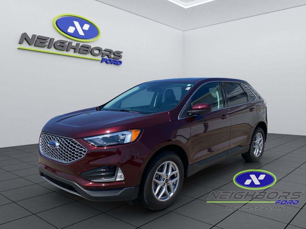 Red (Burgundy) 2024 Ford Edge SUV / Crossover All-Wheel Drive 8-Speed Automatic