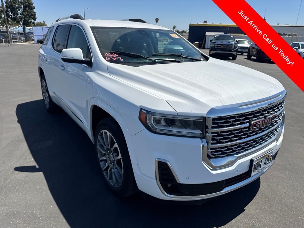 Summit White 2023 GMC Acadia SUV / Crossover Front-Wheel Drive 9-Speed Automatic