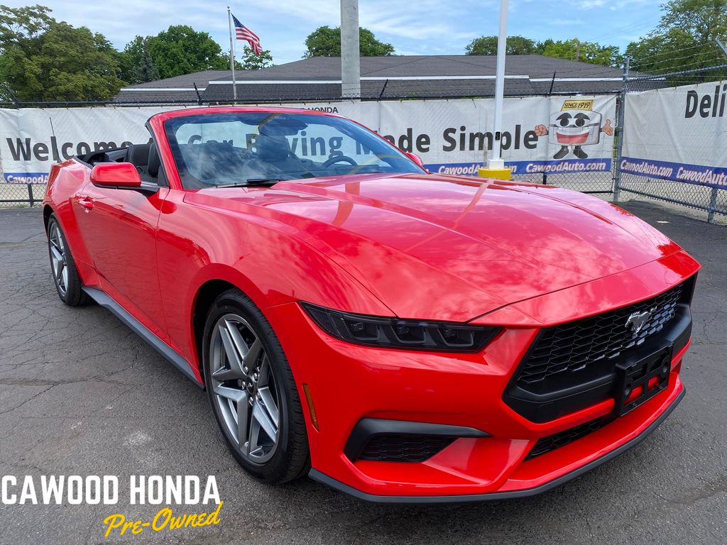 Race Red 2026 Ford Mustang Convertible Rear-Wheel Drive Automatic