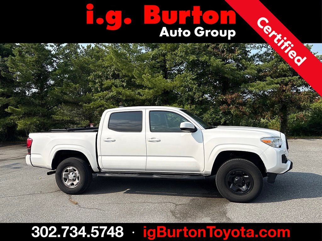 Super White 2020 Toyota Tacoma Pickup Truck Four-Wheel Drive 6-Speed Automatic