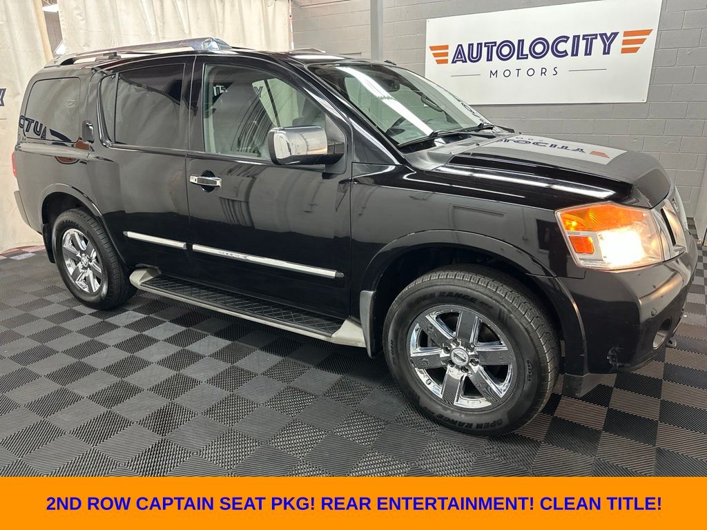 Galaxy Black 2014 Nissan Armada SUV / Crossover Four-Wheel Drive 5-Speed Automatic Overdrive