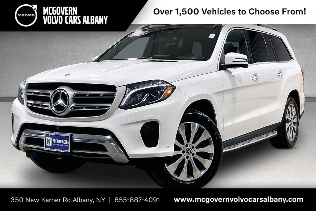 Polar White 2018 Mercedes-Benz GLS 450 4MATIC SUV / Crossover All-Wheel Drive 9-Speed Automatic