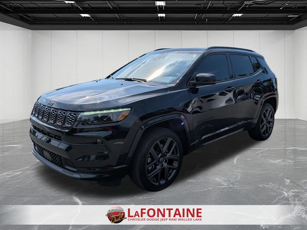Diamond Black 2024 Jeep Compass SUV / Crossover Four-Wheel Drive 8-Speed Automatic