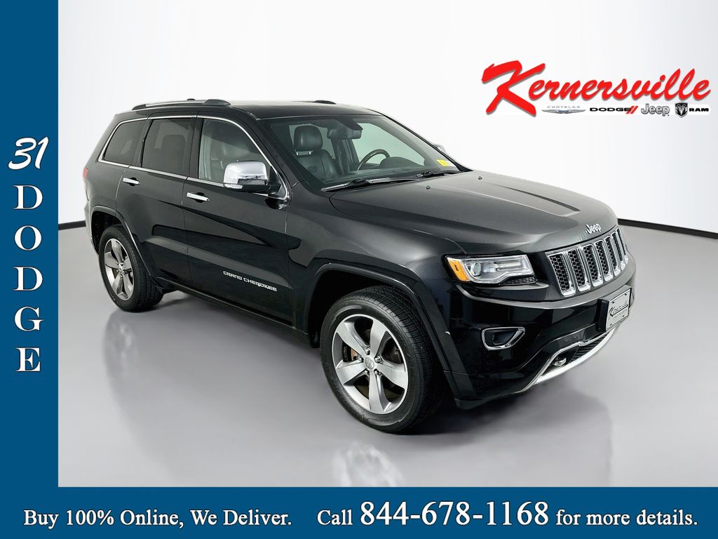 Brilliant Black Crystal Pearlcoat 2014 Jeep Grand Cherokee SUV / Crossover Four-Wheel Drive 8-Speed Automatic