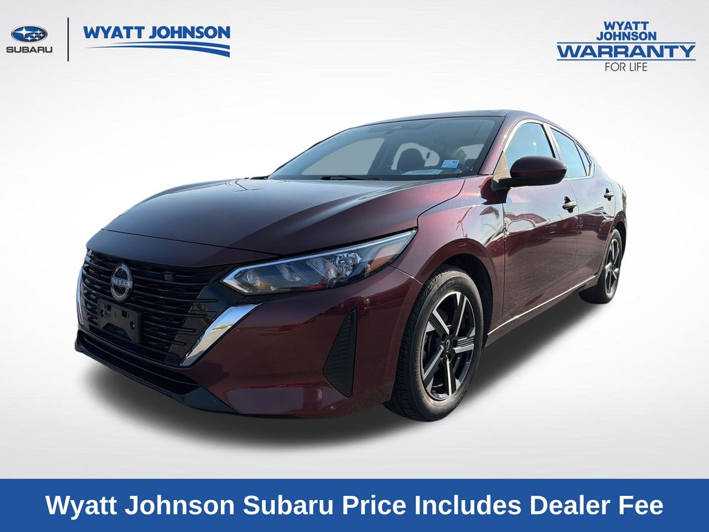 Rosewood Metallic 2024 Nissan Sentra Sedan Front-Wheel Drive Continuously Variable Transmission