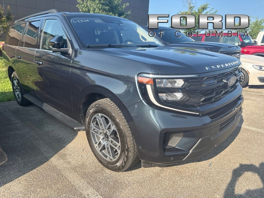 Stone Blue Metallic 2025 Ford Expedition SUV / Crossover Four-Wheel Drive Automatic