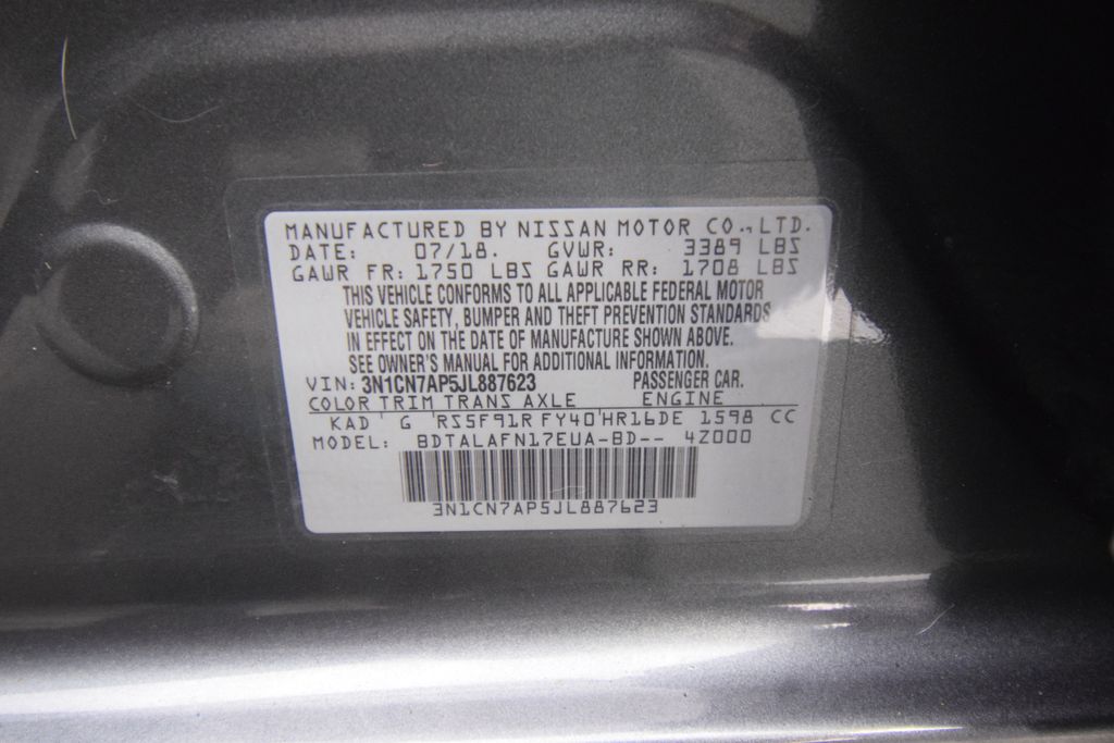 used 2018 Nissan Versa car, priced at $7,900