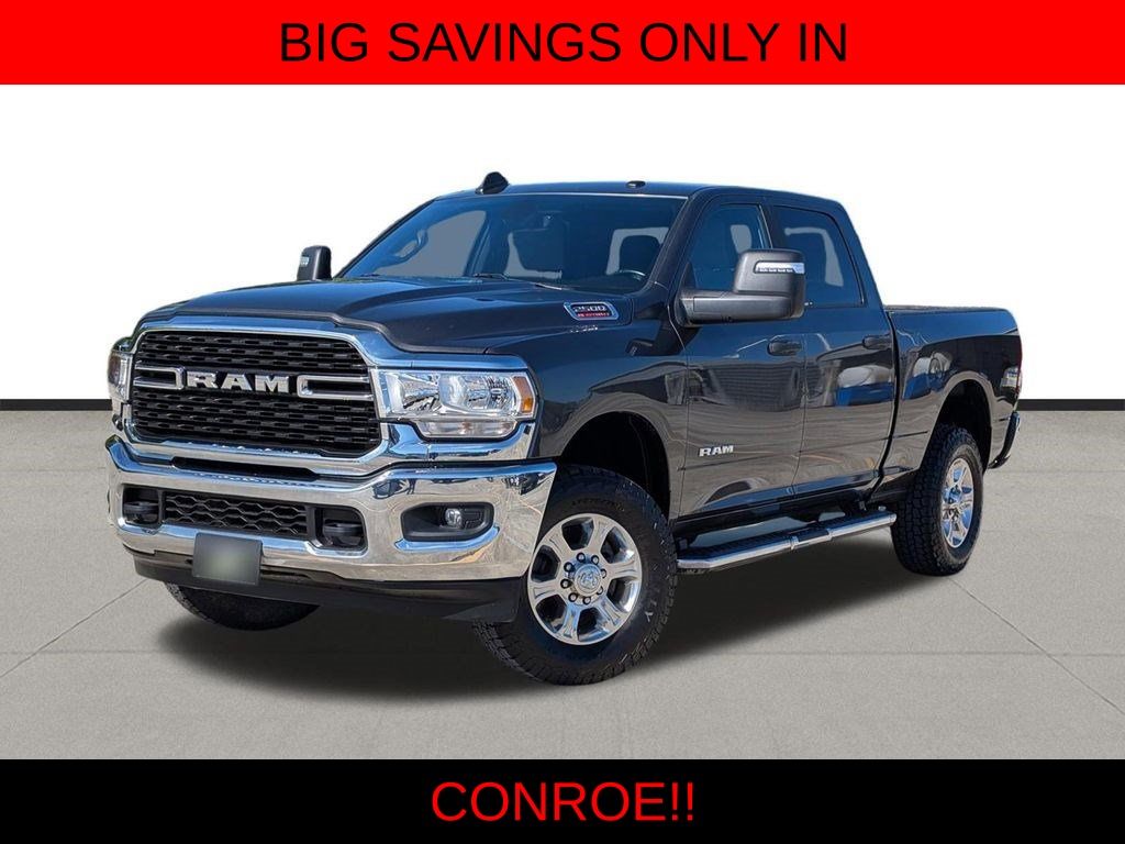 Gray (Granite Crystal Metallic Clearcoat) 2024 RAM 2500 Pickup Truck Four-Wheel Drive 8-Speed Automatic