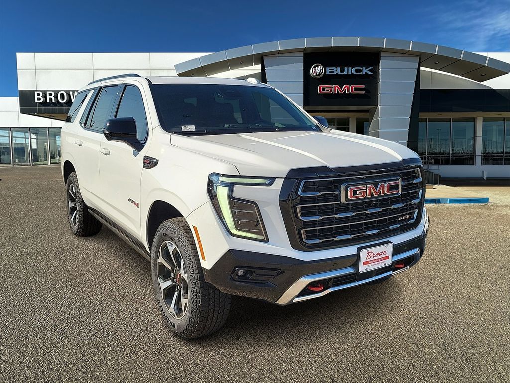 2026 GMC Yukon AT4 White at Brown Buick GMC
