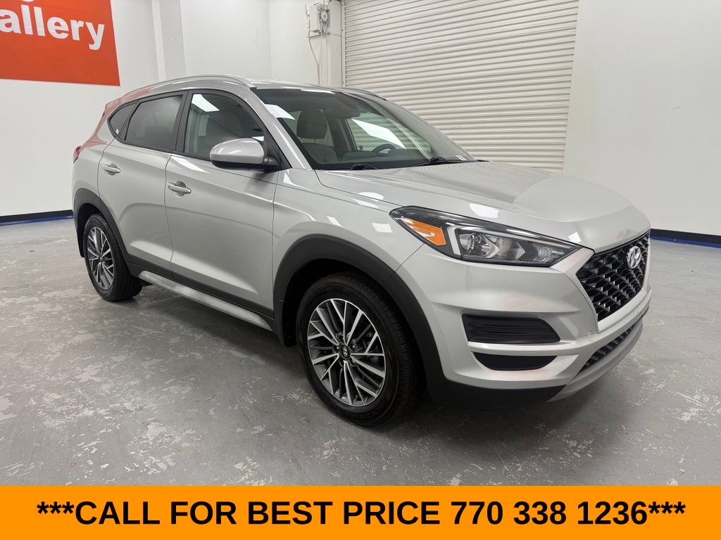 Stellar Silver 2021 Hyundai Tucson SUV / Crossover All-Wheel Drive 6-Speed Automatic