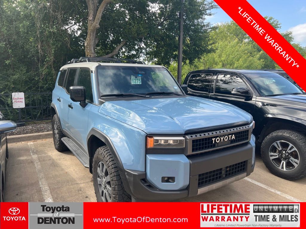 Blue / Gray 2025 Toyota Land Cruiser SUV / Crossover Four-Wheel Drive 8-Speed Automatic