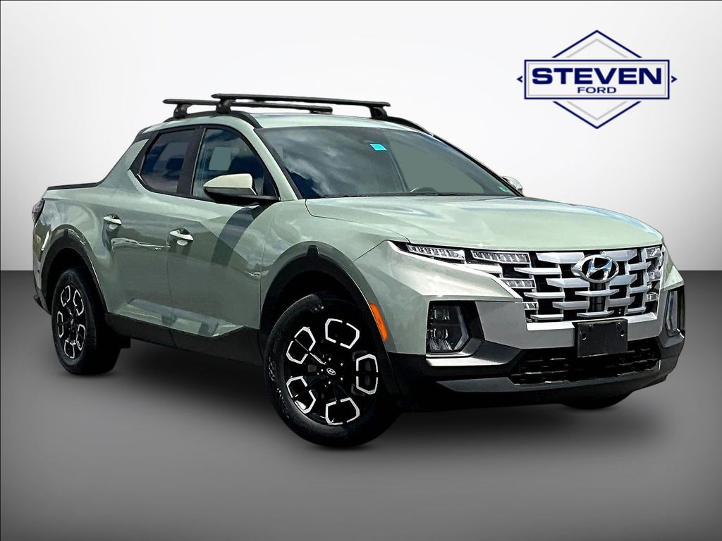 Sage Gray 2022 Hyundai Santa Cruz Pickup Truck All-Wheel Drive Automatic