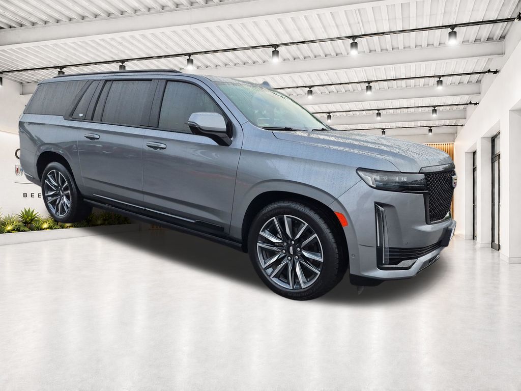Gray (Steel Metallic) 2022 Cadillac Escalade ESV SUV / Crossover Four-Wheel Drive
