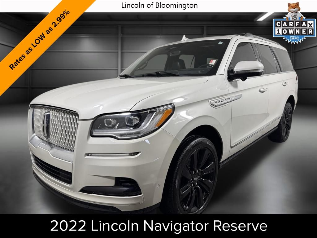 Pearl Metallic 2022 Lincoln Navigator Reserve 4WD SUV / Crossover Four-Wheel Drive Automatic
