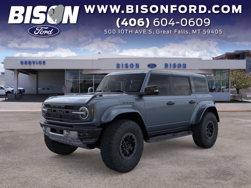 Blue (Azure Gray Metallic Tri-Coat) 2025 Ford Bronco Raptor SUV / Crossover Four-Wheel Drive Automatic