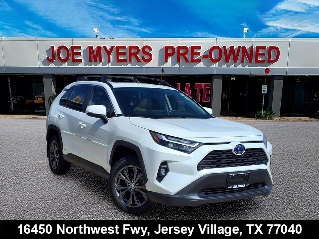 2022 Toyota RAV4 Hybrid XLE Premium White at EAG Ford Navasota