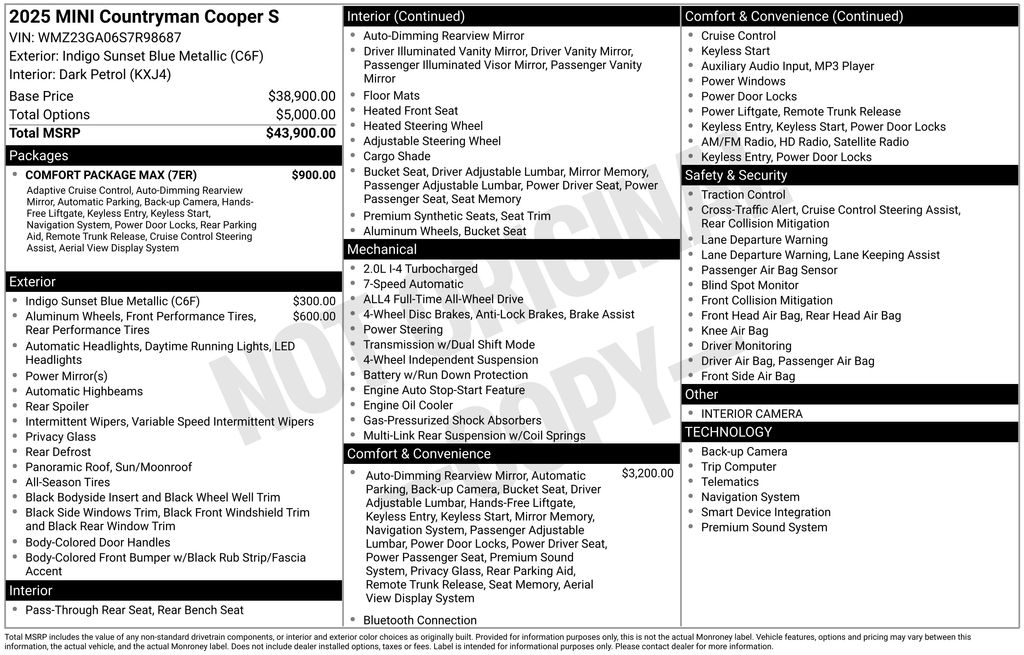 Used 2025 Mini Cooper S Countryman SUV
