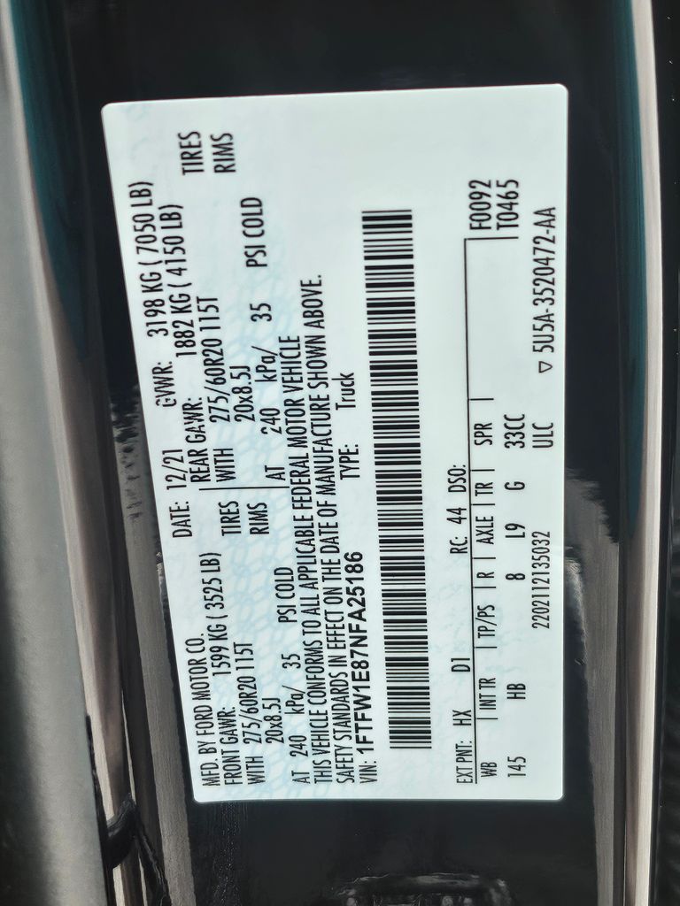 2022 Ford F-150 Lariat Gray at Matthews Motors of Wilmington