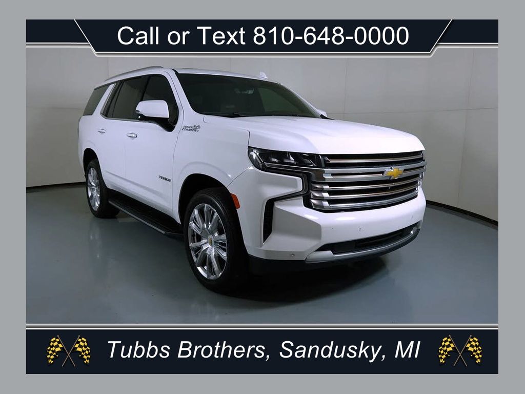 Summit White 2022 Chevrolet Tahoe SUV / Crossover Four-Wheel Drive Automatic
