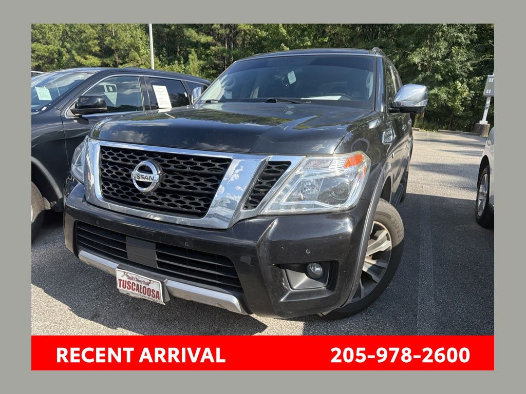 Super Black 2019 Nissan Armada SUV / Crossover 4X2 7-Speed Automatic