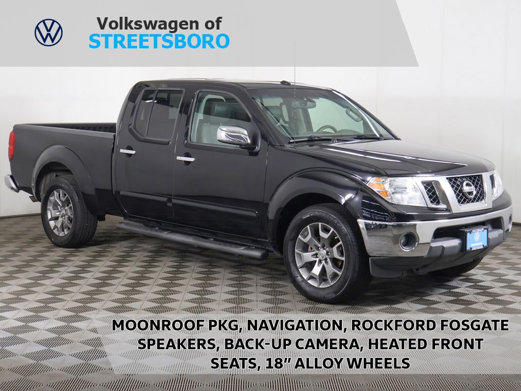 Super Black 2014 Nissan Frontier Pickup Truck Four-Wheel Drive 5-Speed Automatic Overdrive