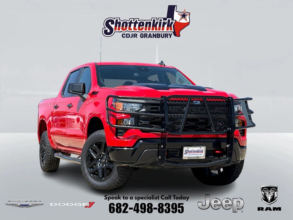 Red Hot 2025 Chevrolet Silverado 1500 Pickup Truck Four-Wheel Drive Automatic