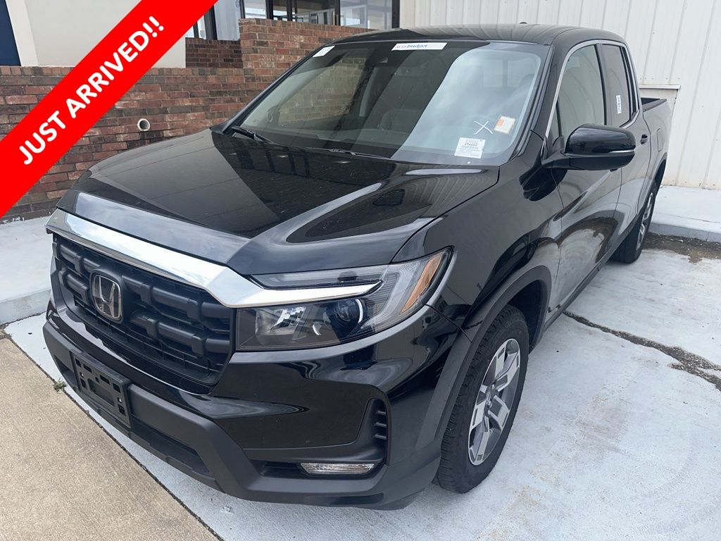 Crystal Black Pearl 2025 Honda Ridgeline RTL AWD Pickup Truck All-Wheel Drive 9-Speed Automatic